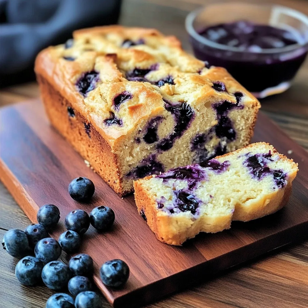 Blueberry Cream Cheese Bread