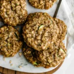 Healthy Zucchini Oatmeal Cookies