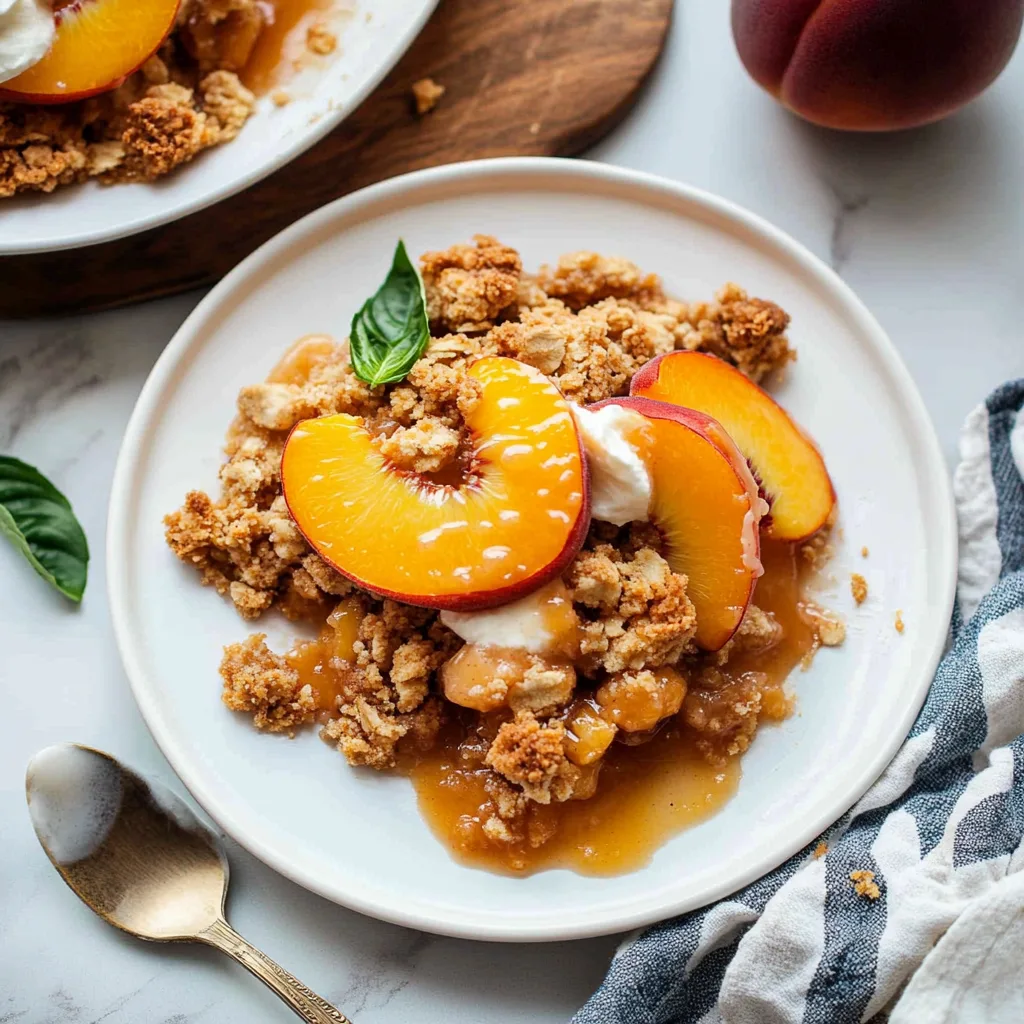 Perfect Peach Crisp