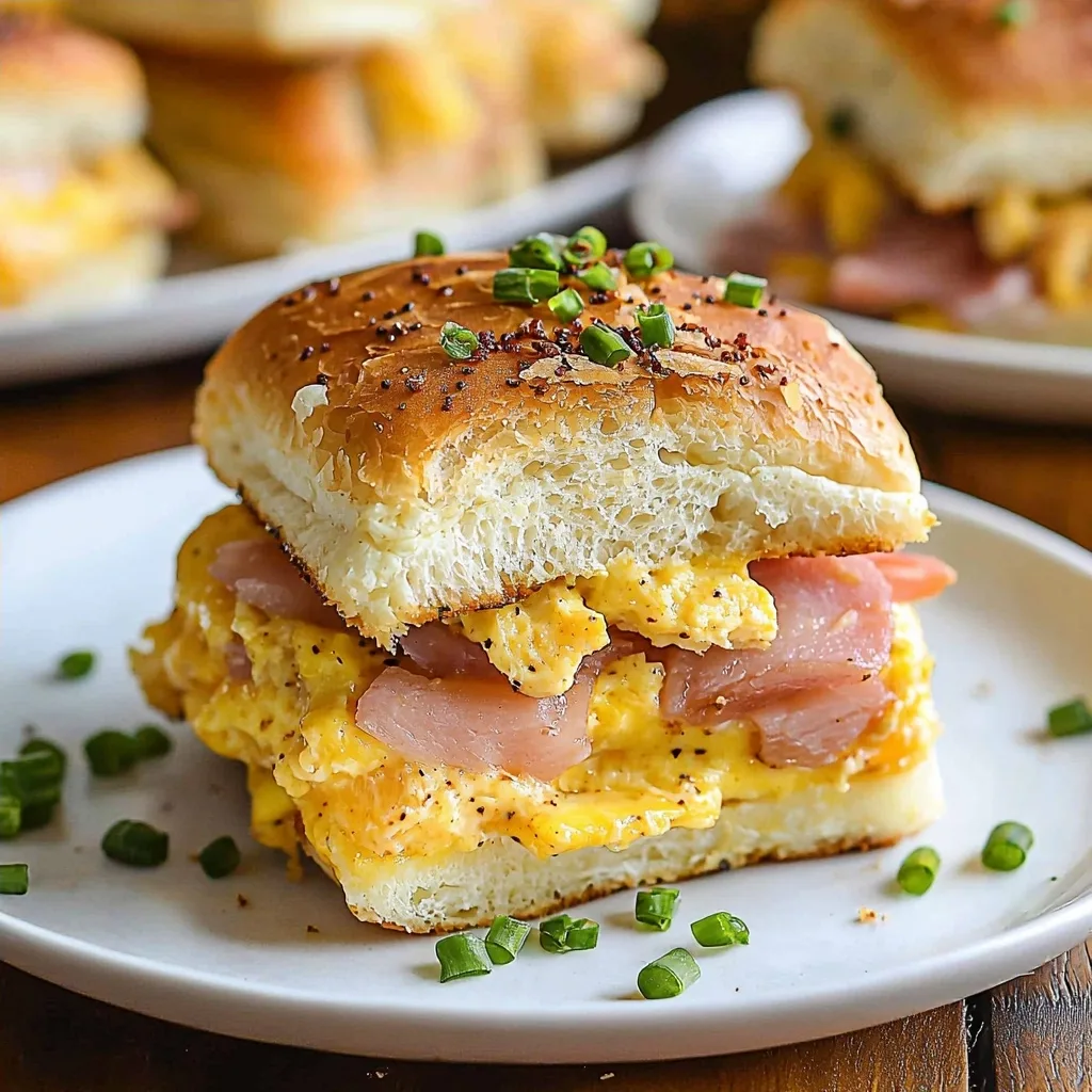Hawaiian Roll Breakfast Sliders Recipe (Quick & Easy)