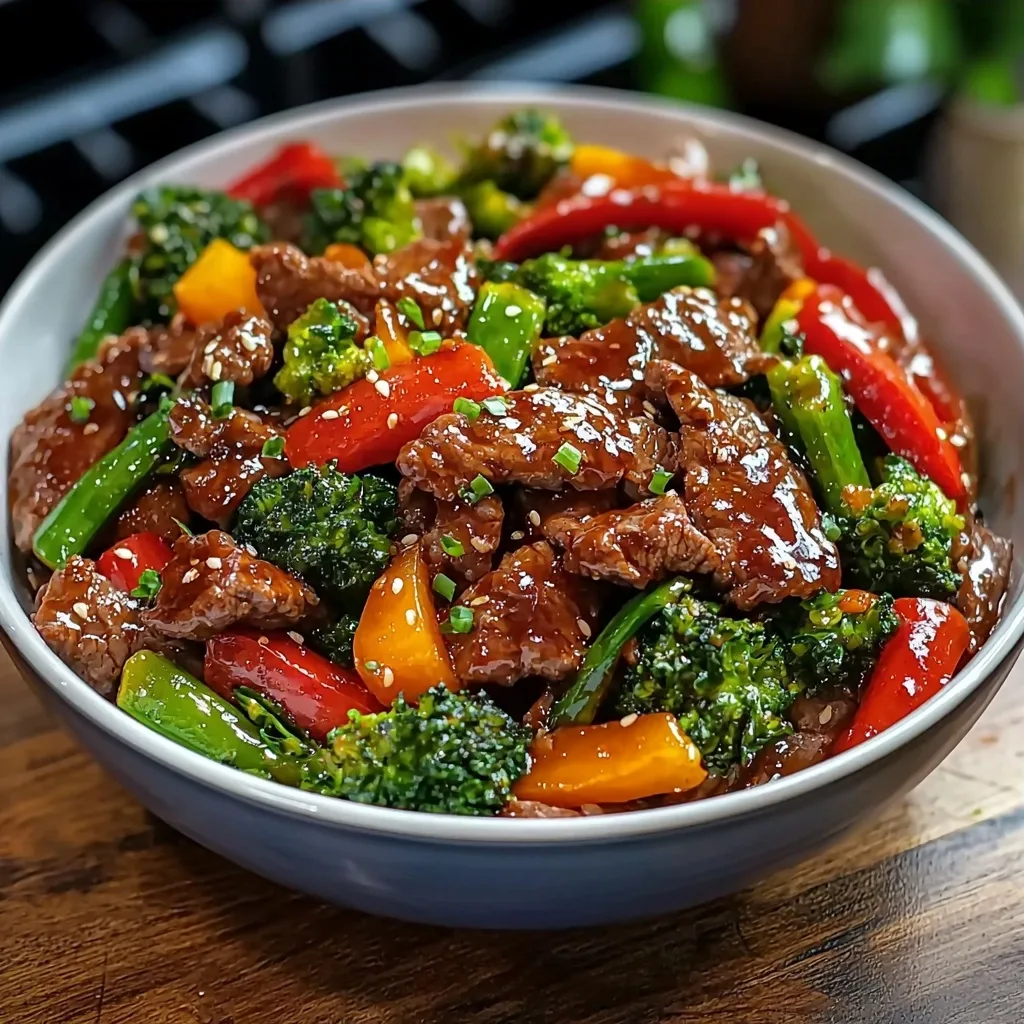 Easy Lean Beef Veggie Stir Fry Bowl Loaded with Bold Flavor