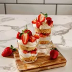 No Bake Strawberry Shortcake Cups