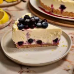 No-Bake Lemon Blueberry Cheesecake