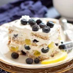 No Bake Lemon Blueberry Icebox Cake: A Dreamy Summer Treat