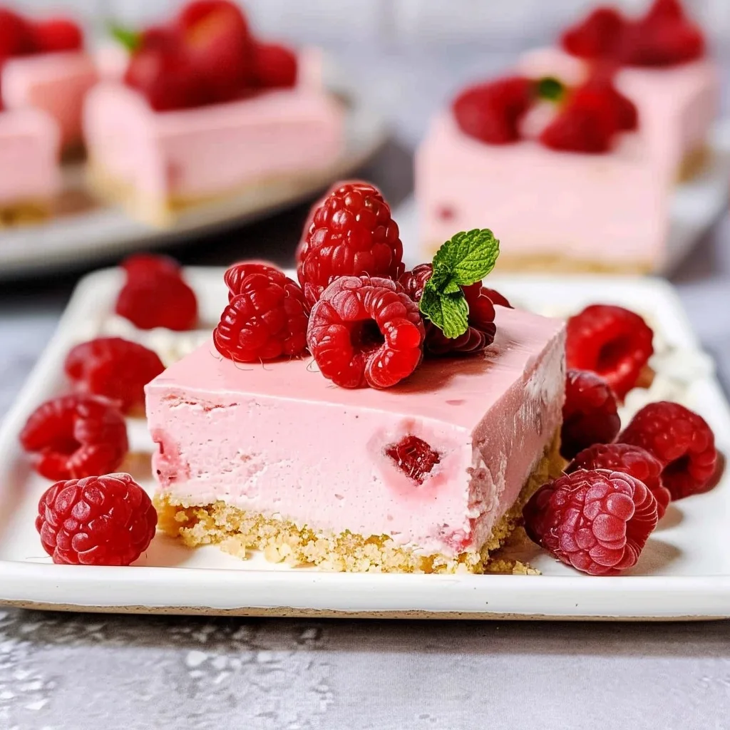 No-Bake Raspberry Cheesecake Squares: A Taste of Seraphina's Kitchen
