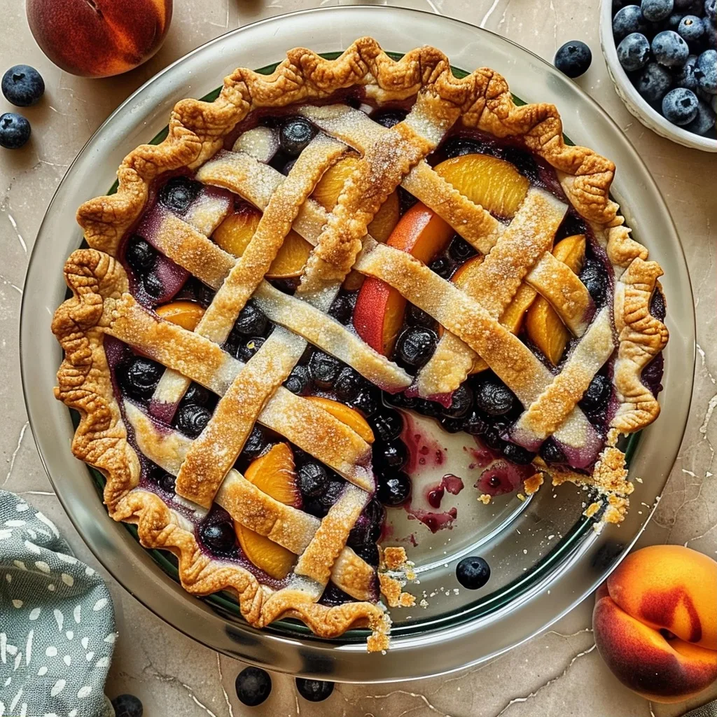 Irresistible Blueberry Peach Pie Everyone Will Love