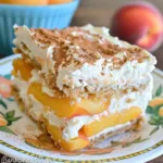 No-Bake Icebox Cake with Peach Pie Filling: A Hug in Dessert Form