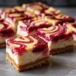 Raspberry Swirl Cheesecake Bars that Delight Every Bite!