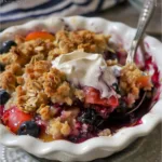 Blueberry Peach Crisp: A Taste of Summer Serenity