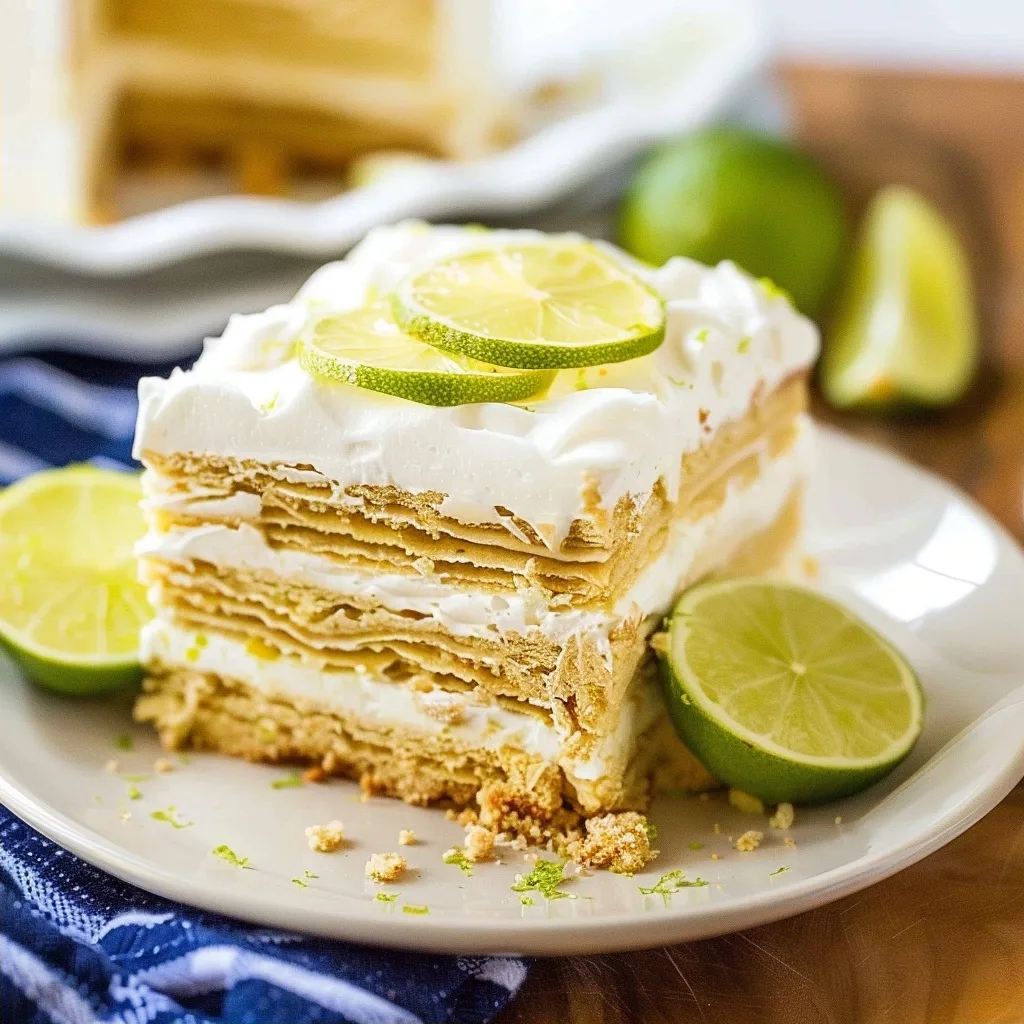 No-Bake Key Lime Icebox Cake