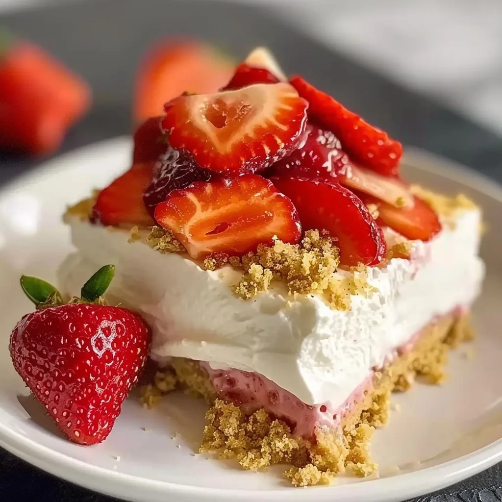 No-Bake Strawberry Dessert: A Taste of Summer Serenity