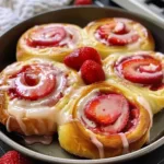 Easy Strawberry Cheesecake Sweet Rolls
