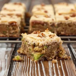 Applesauce Zucchini Cake Bars: A Hug in Every Bite