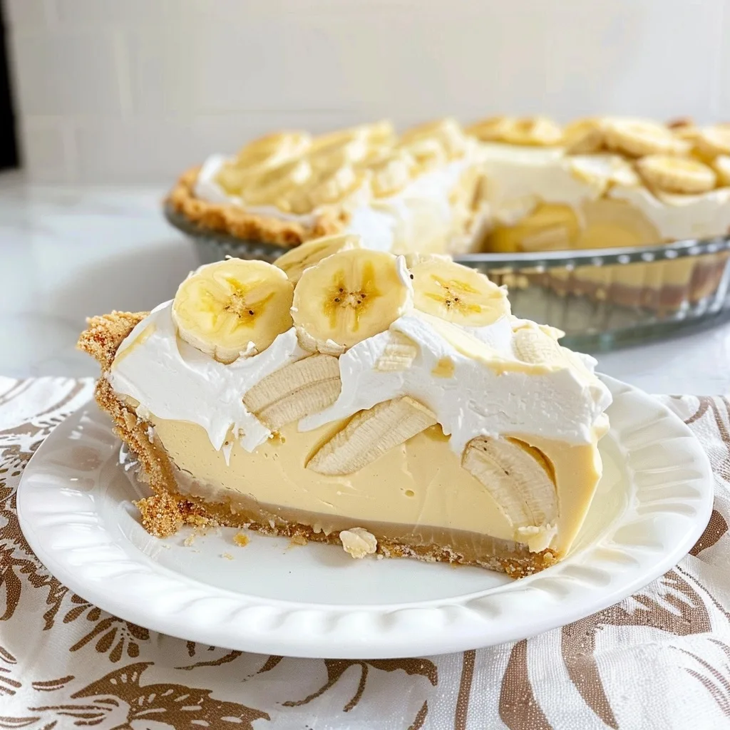 No Bake Banana Pudding Pie: A Hug in a Graham Cracker Crust