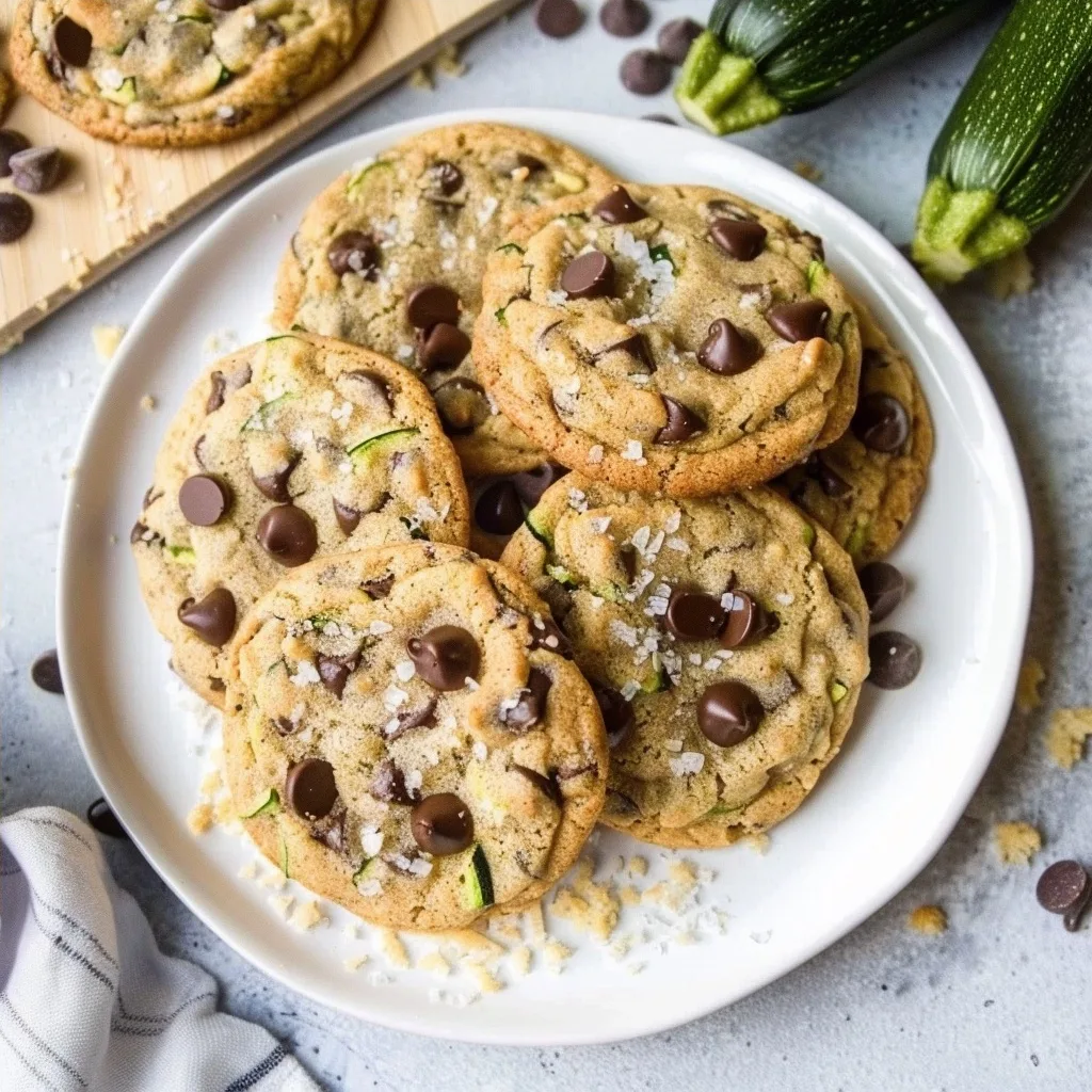 Zucchini Chocolate Chip Cookies