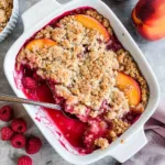 Raspberry Peach Crisp: A Hug in a Dish
