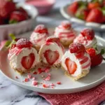 No Bake Strawberry Cheesecake Bites