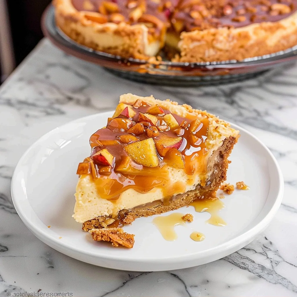 Caramel Apple Cheesecake: A Hug in Dessert Form