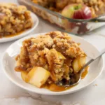 Caramel Apple Dump Cake with Fresh Apples