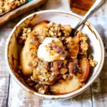 Easy Pear Crisp Recipe with Oats and Fresh Pears