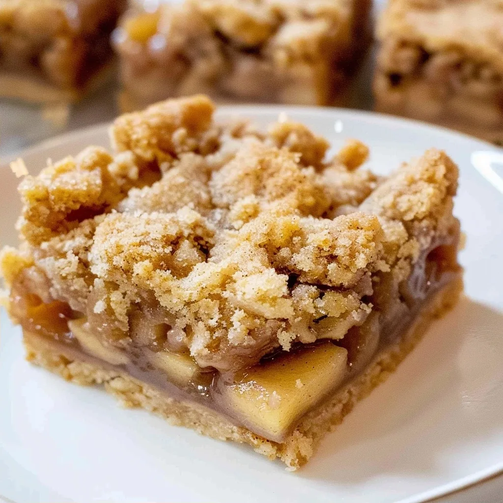 Apple Pie Bars with Streusel Topping