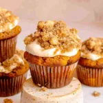 Easy Pumpkin Cheesecake Muffins with Streusel