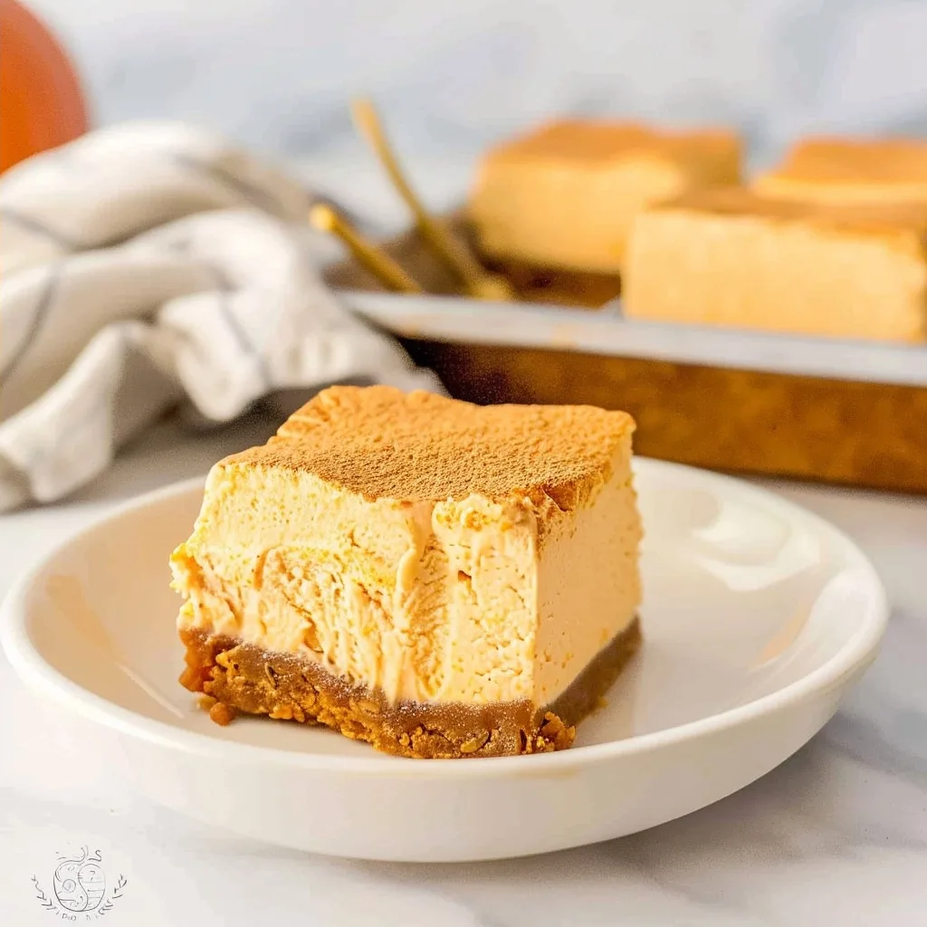 No-Bake Pumpkin Cheesecake Bars