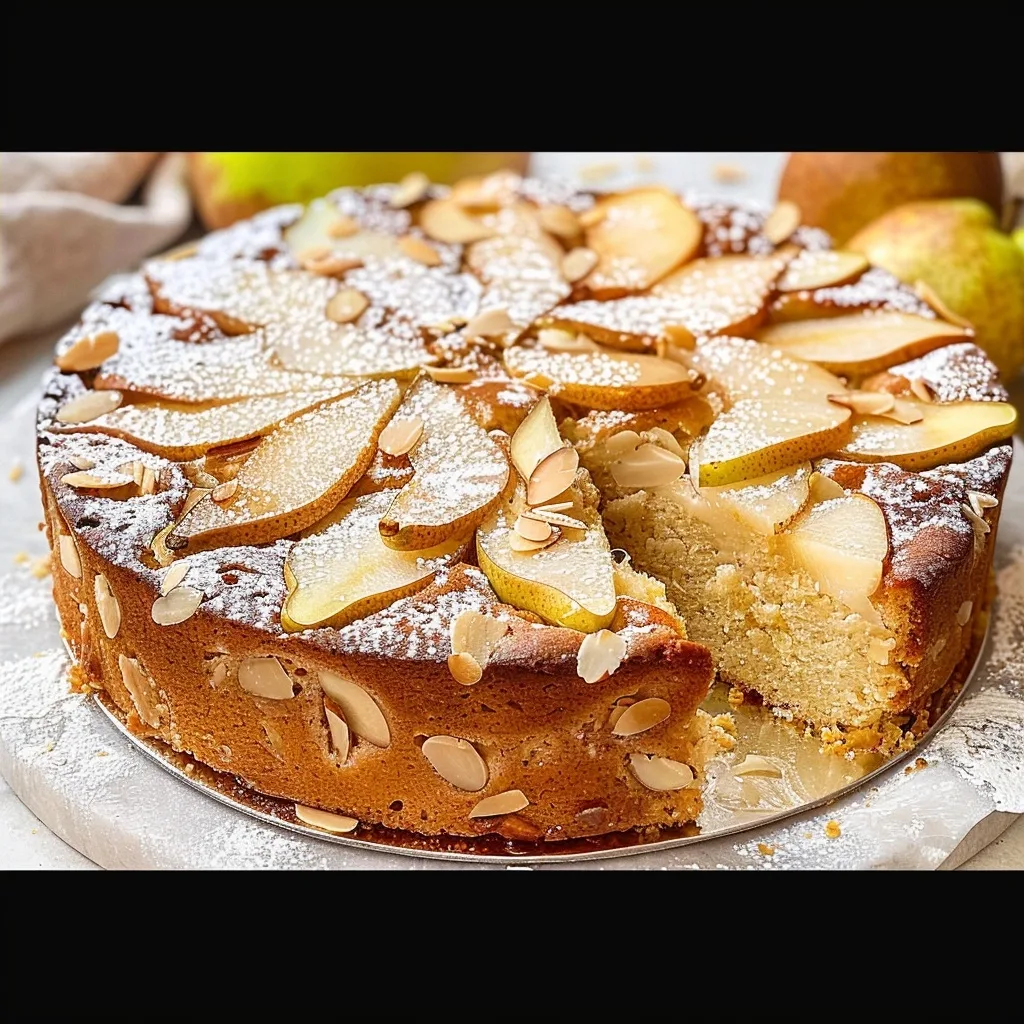 Decadent Pear Almond Cake: A Simple Slice of Heaven