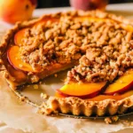 Peach Tart with Streusel Topping: A Taste of Summer's Sweetest Embrace
