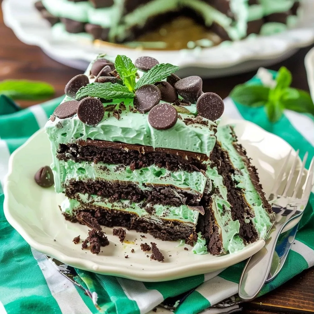 Chocolate Mint Icebox Cake: A No-Bake Dream of Cool Comfort