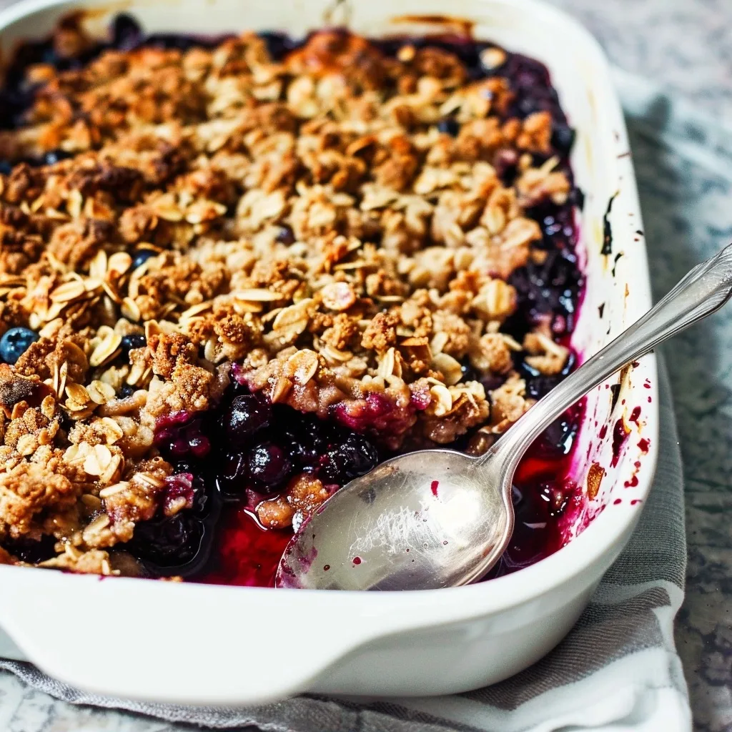 Blueberry Almond Crisp: A Hug in a Baking Dish