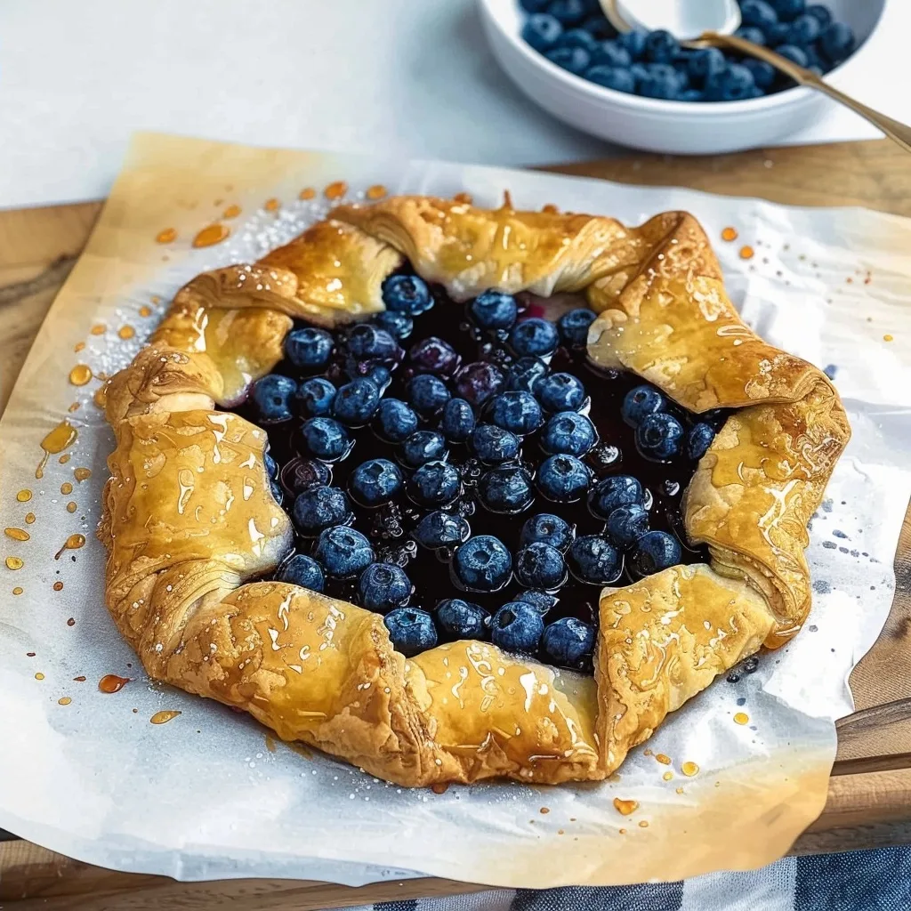 Blueberry and Greek Yogurt Breakfast Galette: A Hug in Pastry Form