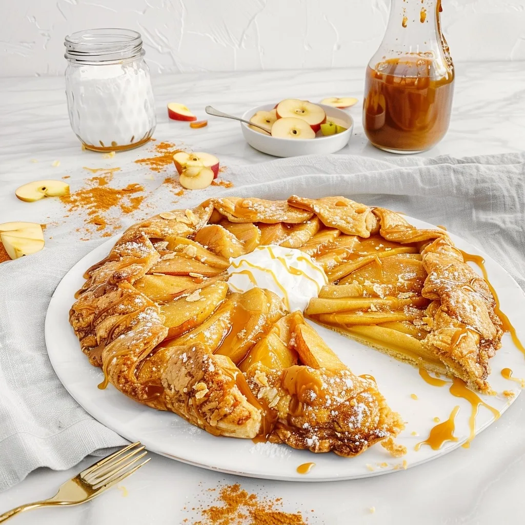 Caramel Apple Galette