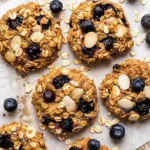 Blueberry Oatmeal Breakfast Cookies