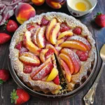 Strawberry Peach Cake