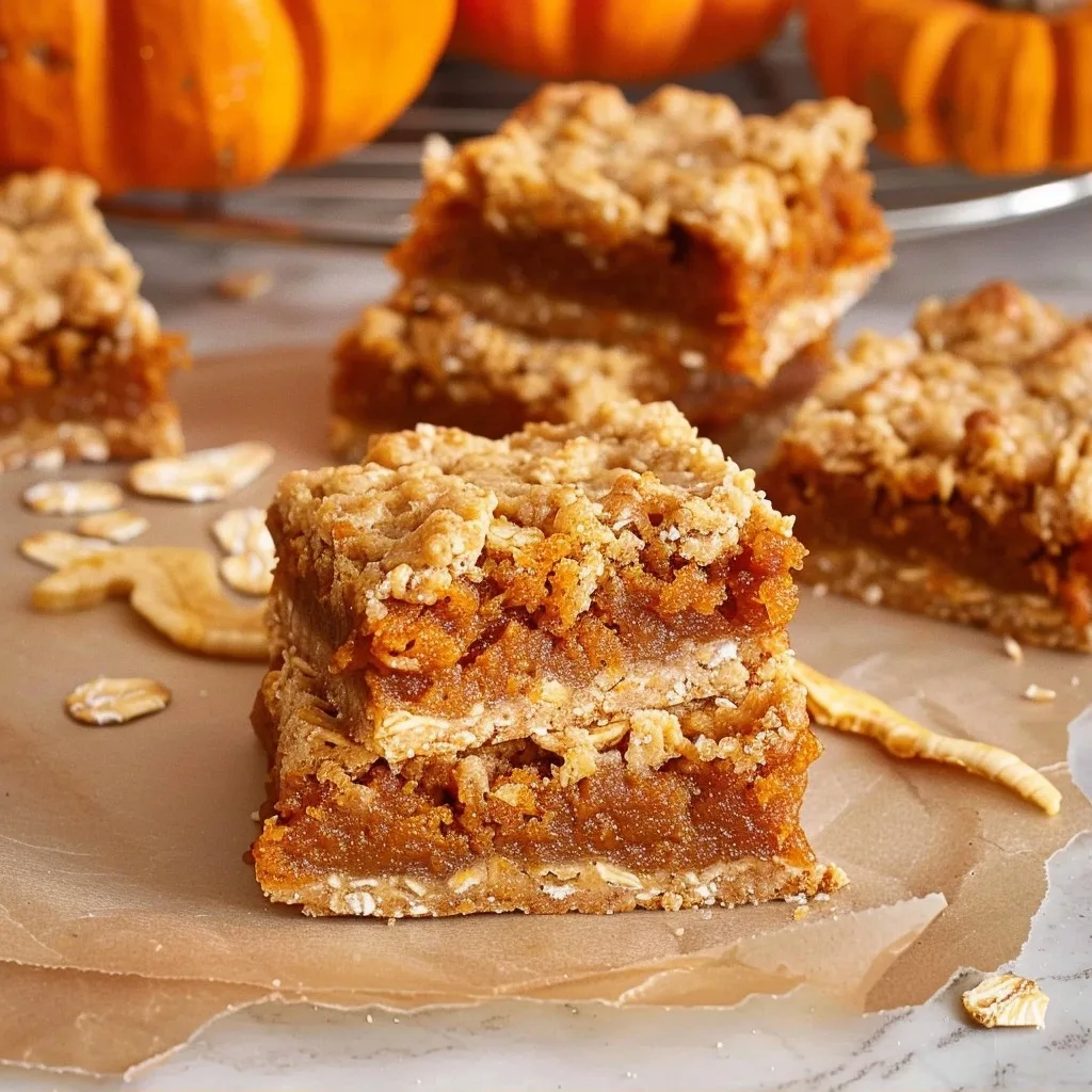 Pumpkin Oatmeal Bars: A Cozy Homemade Treat