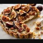 Fig & Hazelnut Tart by Mark Seaman