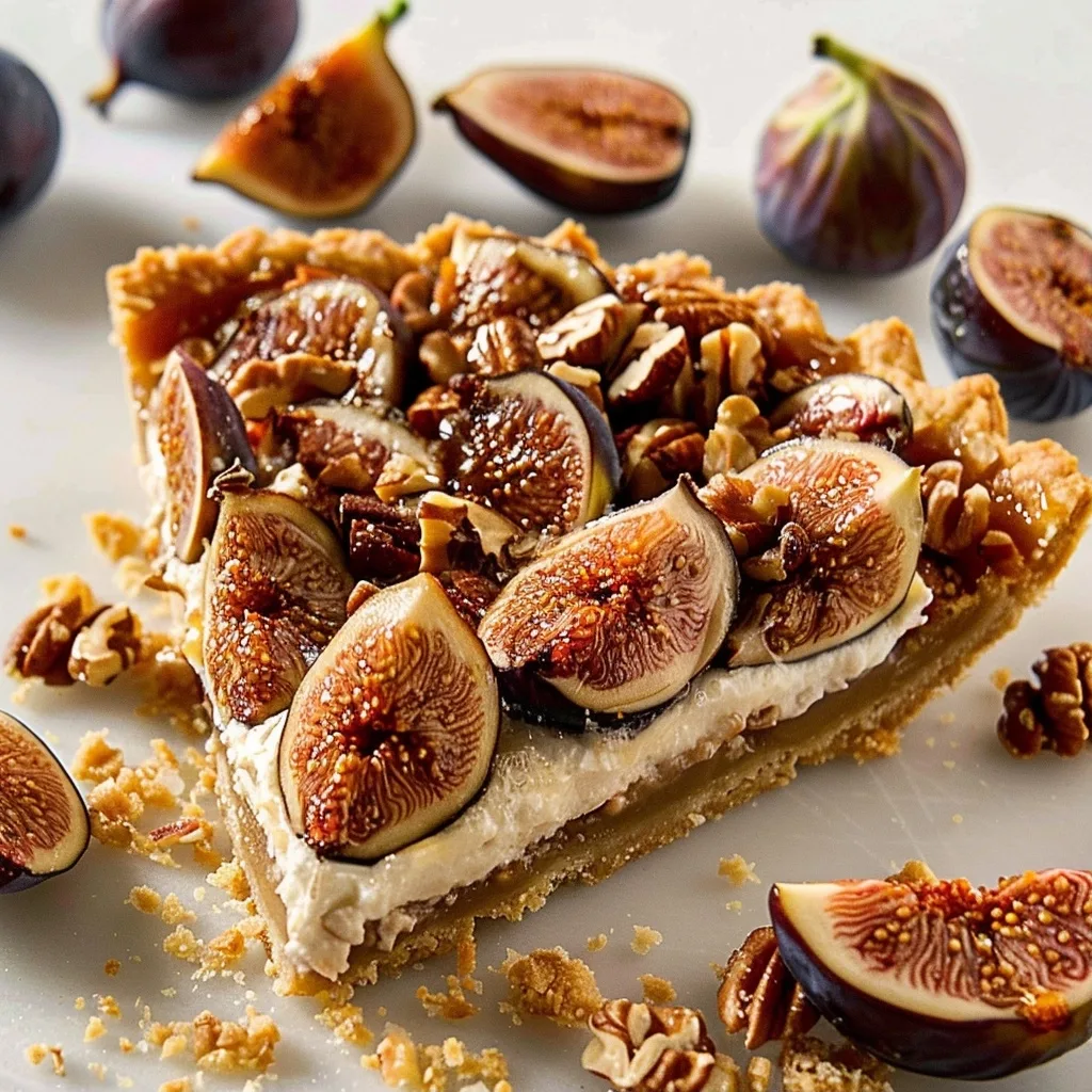 Fig & Hazelnut Tart by Mark Seaman