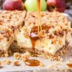 Caramel Apple Cheesecake Bars