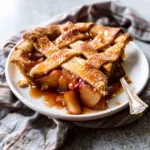 Caramel Pear Pie