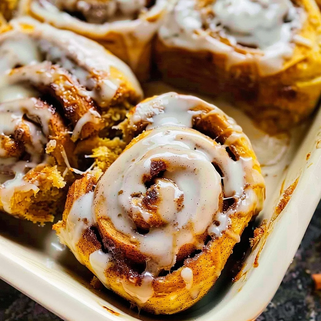 Pumpkin Cinnamon Rolls: A Soft and Spiced Autumn Treat