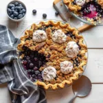 Blueberry Crumble Pie