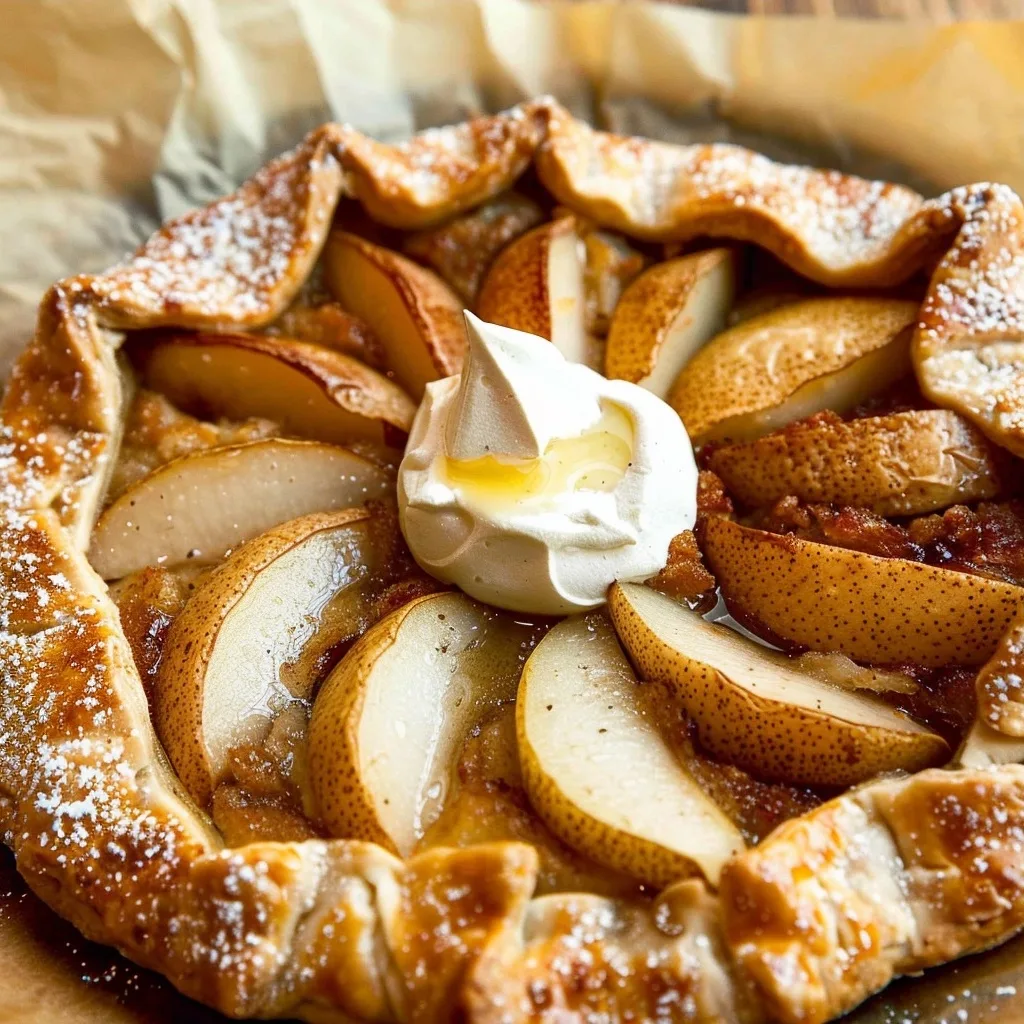 Gingered Pear Galette