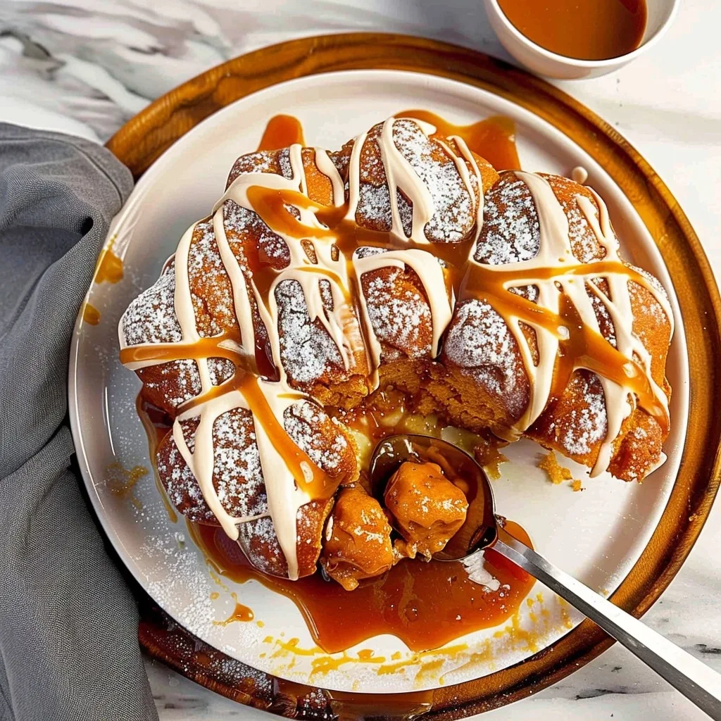 Pumpkin Caramel Monkey Bread