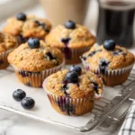 Banana Blueberry Pecan Muffins