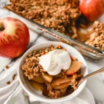 Healthy Apple Crisp with Granola Topping