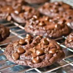 Chocolate Cake Mix Twix Cookies