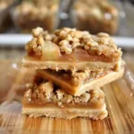 The BEST Apple Crisp Shortbread Bars
