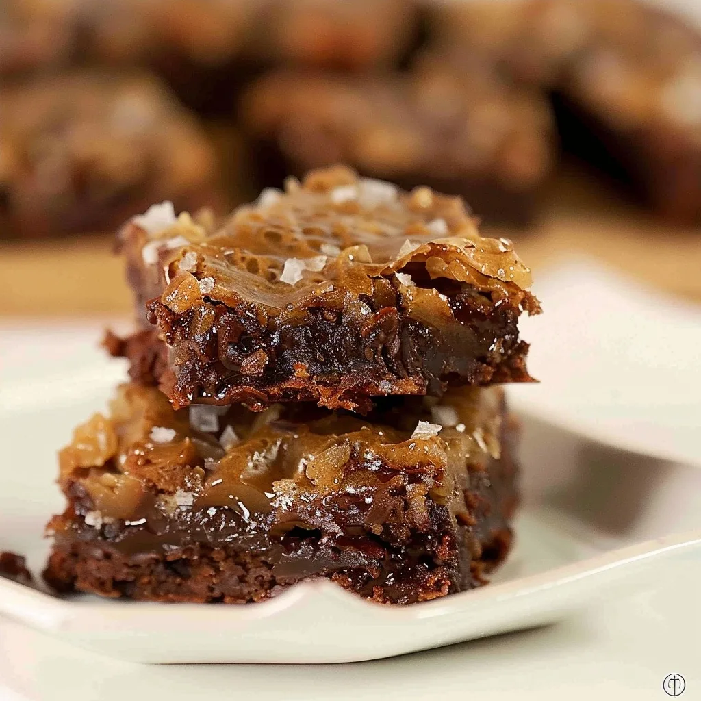 German Chocolate Brownies