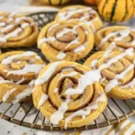 Pumpkin Cinnamon Roll Cookies